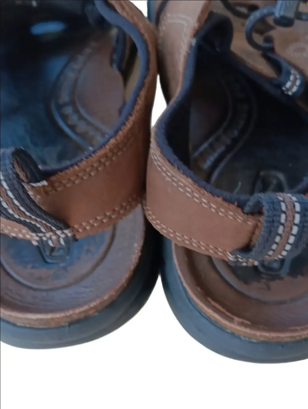 Keen Daytona II Men’s Brown Leather Strappy Outdoor Sandal Waterproof Bungee